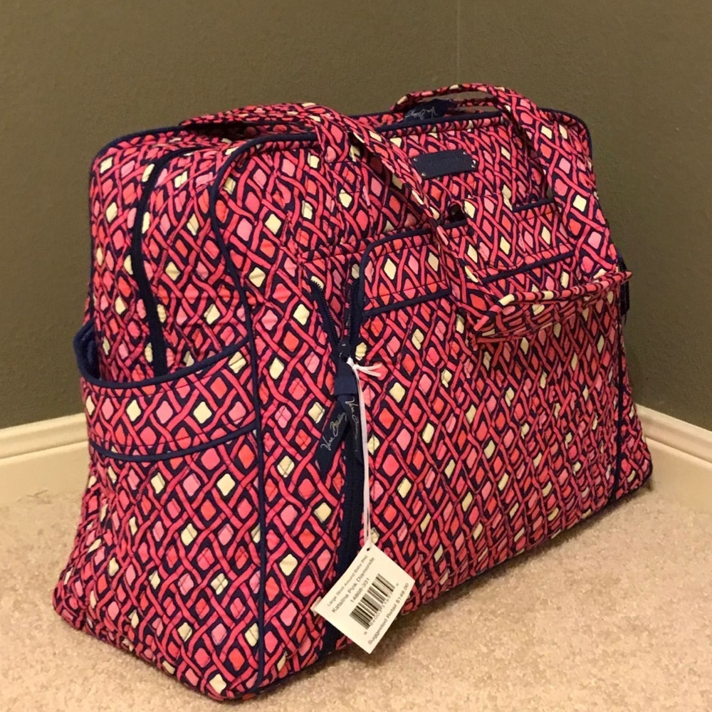 Katalina Pink Diamonds Large Stroll Around Diaper - Picture 3 of 8